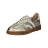 Sneaker GANT "Gant Sneaker Leder", Damen, Gr. 40, gold, Leder, casual, Schuhe