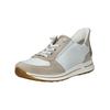 Sneaker ARA "Ara Sneaker Veloursleder", Damen, Gr. 40, weiß (weiß, beige), Veloursleder, casual, Schuhe