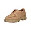 Schnürschuh PAUL GREEN "Paul Green Halbschuhe Nubukleder", Damen, Gr. 38,5, braun (tan), Nubukleder, casual, Schuhe