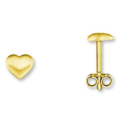Paar Ohrhänger ONE ELEMENT "Herz Ohrringe Ohrstecker aus 333 Gelbgold", gold, Ohrringe, Damen, Damen, Gelbgold 333-Gold, Gelbgold 333, Gold, stilvoll & feminin – für die besonderen Augenblicke Image