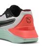 Trainingsschuh PUMA "Fuse 4.0 Sneakers Erwachsene", Gr. 43, weiß mint melt glowing rot schwarz ruby shimmer grün, Obermaterial: Textil, Synthetik; Futter: Textil; Innensohle: Textil; Laufsohle: Gummi, Schuhe