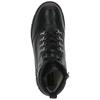Schnürstiefelette CAPRICE "Caprice Stiefelette Leder", Damen, Gr. 37, schwarz (schwarz lack), Leder, casual, Schuhe