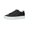 Schnürschuh PAUL GREEN "Paul Green Sneaker Leder", Damen, Gr. 42, schwarz (schwarz, weiß), Leder, casual, Schuhe