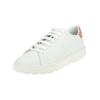 Sneaker GEOX "Geox Sneaker Leder/Synthetik", Damen, Gr. 37, rosa (weiß, rosa), Leder, Synthetik, casual, Schuhe