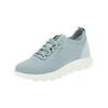 Sneaker GEOX "Geox Sneaker Leder/Textil", Damen, Gr. 37, blau (hellblau), Leder, Textil, casual, Schuhe