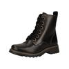 Schnürstiefelette FLY LONDON "Fly London Stiefelette Leder", Damen, Gr. 38, schwarz, Leder, casual, Schuhe