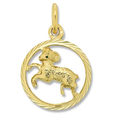 Sternzeichen-Anhänger ONE ELEMENT "schmuck, damen schmuck, für sie, hochwertig, preiswert, günstig", gold, Schmuckanhänger, Damen, Widder, Gelbgold 333-Gold, Gelbgold 333, Gold, ein ausdrucksstarkes Schmuckstück für jeden Anlass Image