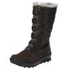 Schnürstiefel LEGERO "Legero Stiefel Veloursleder", Damen, Gr. 38, grau, Veloursleder, casual, Schuhe