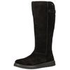 Stiefel LEGERO "Legero Stiefel Veloursleder", Damen, Gr. 42, schwarz, Veloursleder, casual, Schuhe