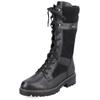 Schnürstiefel REMONTE "Remonte Stiefel Glattleder", Damen, Gr. 39, schwarz, Glattleder, casual, Schuhe