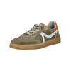 Sneaker MUSTANG SHOES "Mustang Shoes Sneaker Lederimitat", Herren, Gr. 42, grün (khaki), Lederimitat, casual, Schuhe