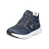 Sneaker CAPRICE "Caprice Sneaker Lederimitat/Textil", Damen, Gr. 39, blau (ocean), Lederimitat, Textil, casual, Schuhe