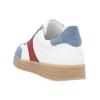 Sneaker REMONTE "Remonte Sneaker Leder", Damen, Gr. 37, blau (blau, weiß), Leder, casual, Schuhe