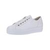 Sneaker PAUL GREEN "Paul Green Sneaker Glattleder", Damen, Gr. 38,5, weiß, Glattleder, casual, Schuhe