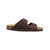Hausschuh ROHDE "Rohde Hausschuhe Leder", Herren, Gr. 40, braun (mocca), Leder, casual, Schuhe