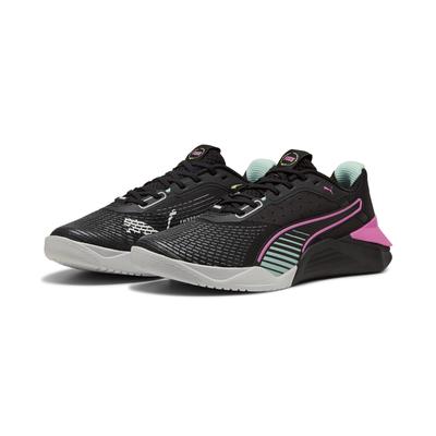Trainingsschuh PUMA "Fuse 4.0 Sneakers Damen", Gr. 40.5, schwarz pink pixel mint melt fizzy light weiß grün, Obermaterial: Synthetik, Textil; Futter: Textil; Innensohle: Textil; Laufsohle: Gummi, Schuhe Image