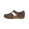 Riemchensandale JOSEF SEIBEL "Josef Seibel Sandalen Leder", Damen, Gr. 41, braun, Leder, casual, Schuhe