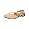 Ballerina EL NATURALISTA "El Naturalista Sandalen Nubukleder", Damen, Gr. 40, beige (cream), Nubukleder, casual, Schuhe
