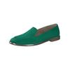 Slipper PAUL GREEN "Paul Green Slipper Nubukleder", Damen, Gr. 38,5, grün, Nubukleder, casual, Schuhe