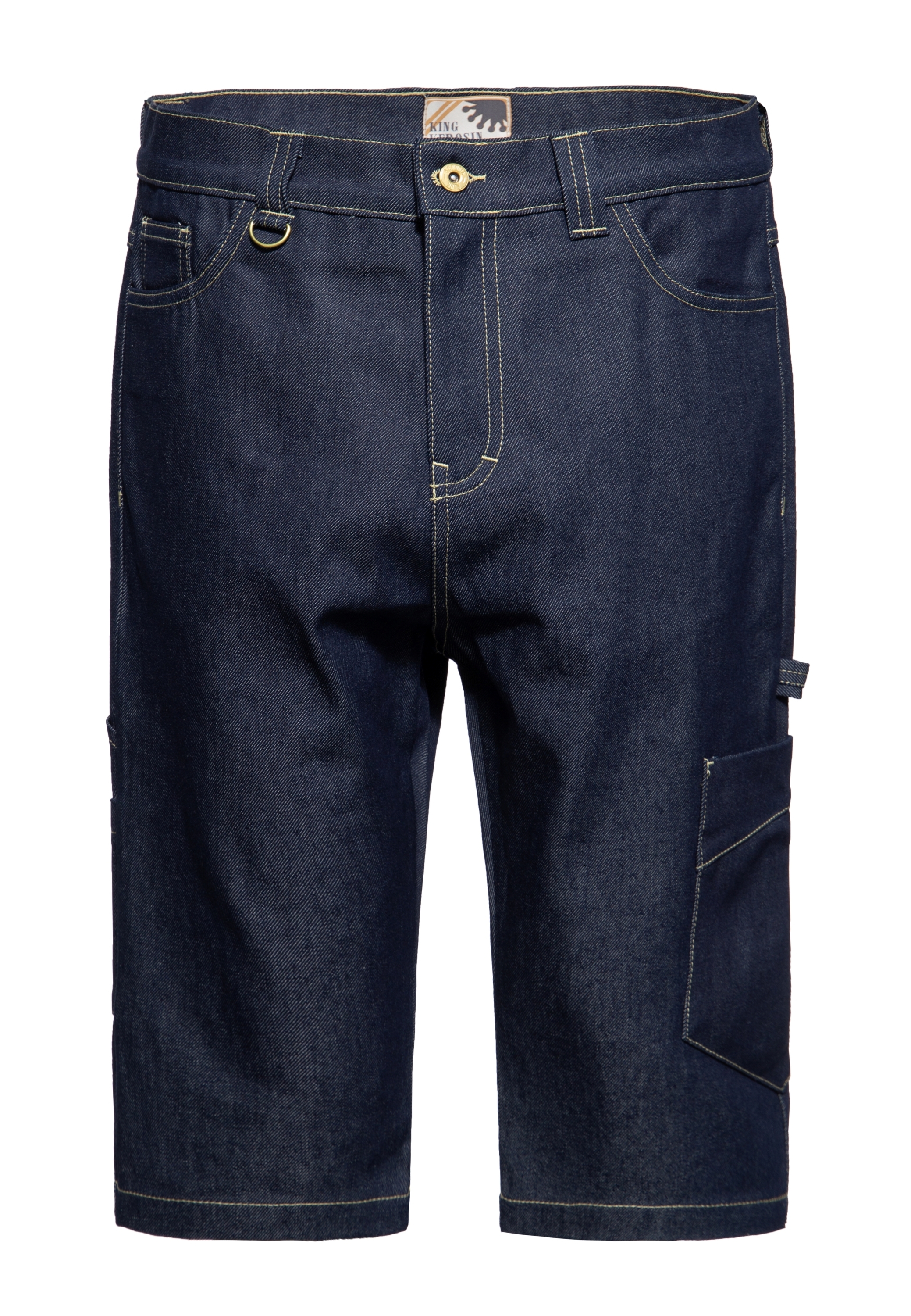 King Kerosin Herren Worker Shorts Denim Image