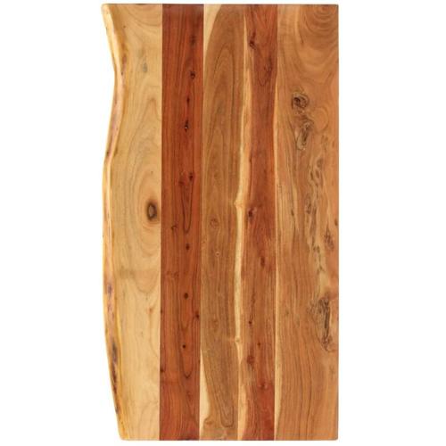 Badezimmer-Waschtischplatte,Waschtischkonsole,Schreibtische Massivholz Akazie 100x52x3,8 cm