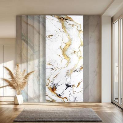 HEXIM Wandpaneele XXL Granit-/ Marmoroptik 280x122cm Wandverkleidung glänzend: 80114, 1 Stück Image