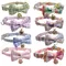 Lattice Bow Pet Cat Collar With Bell Adjustable Pet Collar Bownot Safety Necklace for Puppy Kitten Cat Cute Pattern Pet Supplies