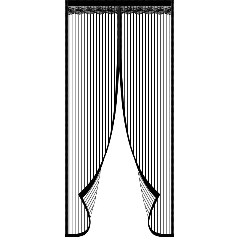 Tragbarer magnetischer, mückensicherer Türvorhang, automatisches Schließen, winddichtes Design, Insekten- und Fliegenschutz, ein Muss für den Sommer Image