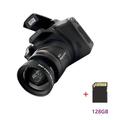 Fotocamera digitale da 16 megapixel con zoom 16x 1080p, stabilizzazione digitale dell'immagine, include batteria da 600 mAh, obiettivo rimovibile da 2,4 pollici, videocamera domestica, capacità