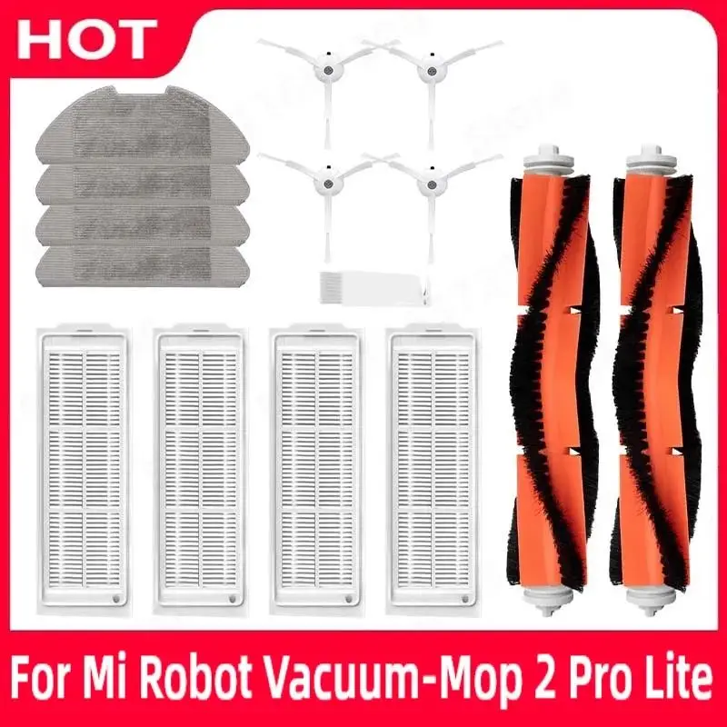 Für Xiaomi Mi Robot Vacuum-Mop 2 Pro Lite MJST1SHW MJSTL Mopp Tuch Hauptseite Pinsel Hepa-Filter Staubsauger zubehör Kit Image