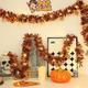 1 pz. 10 m 100 led luci di Halloween a forma di zucca fantasma ragno pipistrello stringa di luci colorate nastro bruco striscia colorata luce decorativa stringa atmosfera festival luce decorativa batteria AAA box