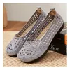 Sommerschuhe für Damen, Sohlen, atmungsaktive Damenschuhe, Stoff, bestickte Damenschuhe im