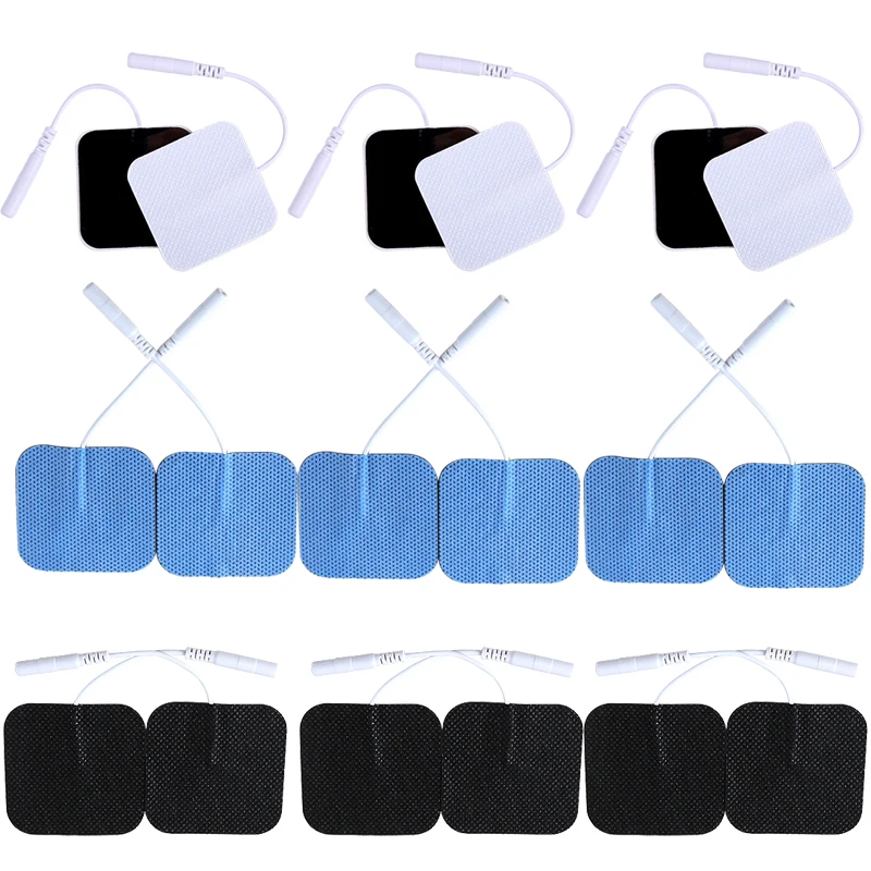 4x4cm Elektroden Pads EMS Compex Muskel Stimulator Akupunktur Patche Physiotherapie Muskel Stimulator Leitfähiges Gel Für Körper Image