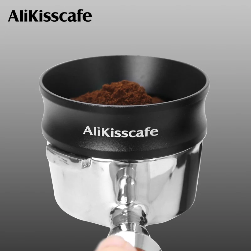 AliKisscafe Kaffee Dosierung Ring Magnetische Espresso Trichter 51mm 53mm 58mm Delonghi Breville Siebträger Zubehör Barista Werkzeuge Image