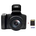 Fotocamera digitale da 16 megapixel con zoom 16x 1080p, stabilizzazione digitale dell'immagine, include batteria da 600 mAh, obiettivo rimovibile da 2,4 pollici, videocamera domestica, capacità