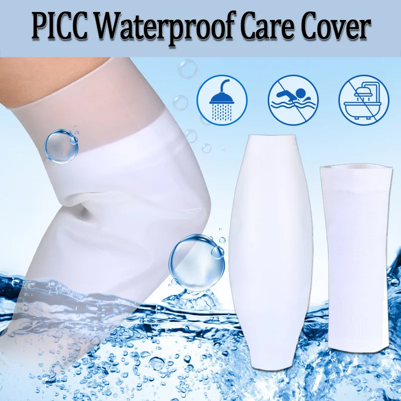 PICC-Arm, wasserdichte und antibakterielle Silikonhülle, intravenöser Katheter, Wundversorgung, spezielle Oberarm-Schutzhülle Image