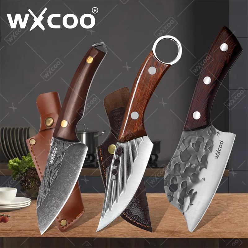 WXCOO Küchenmesser Ausbeinmesser Japanischer Chef Fisch Fleisch Hackmesser Metzger Sashimi Messer Küchenschneidemesser Schneidwerkzeug Image