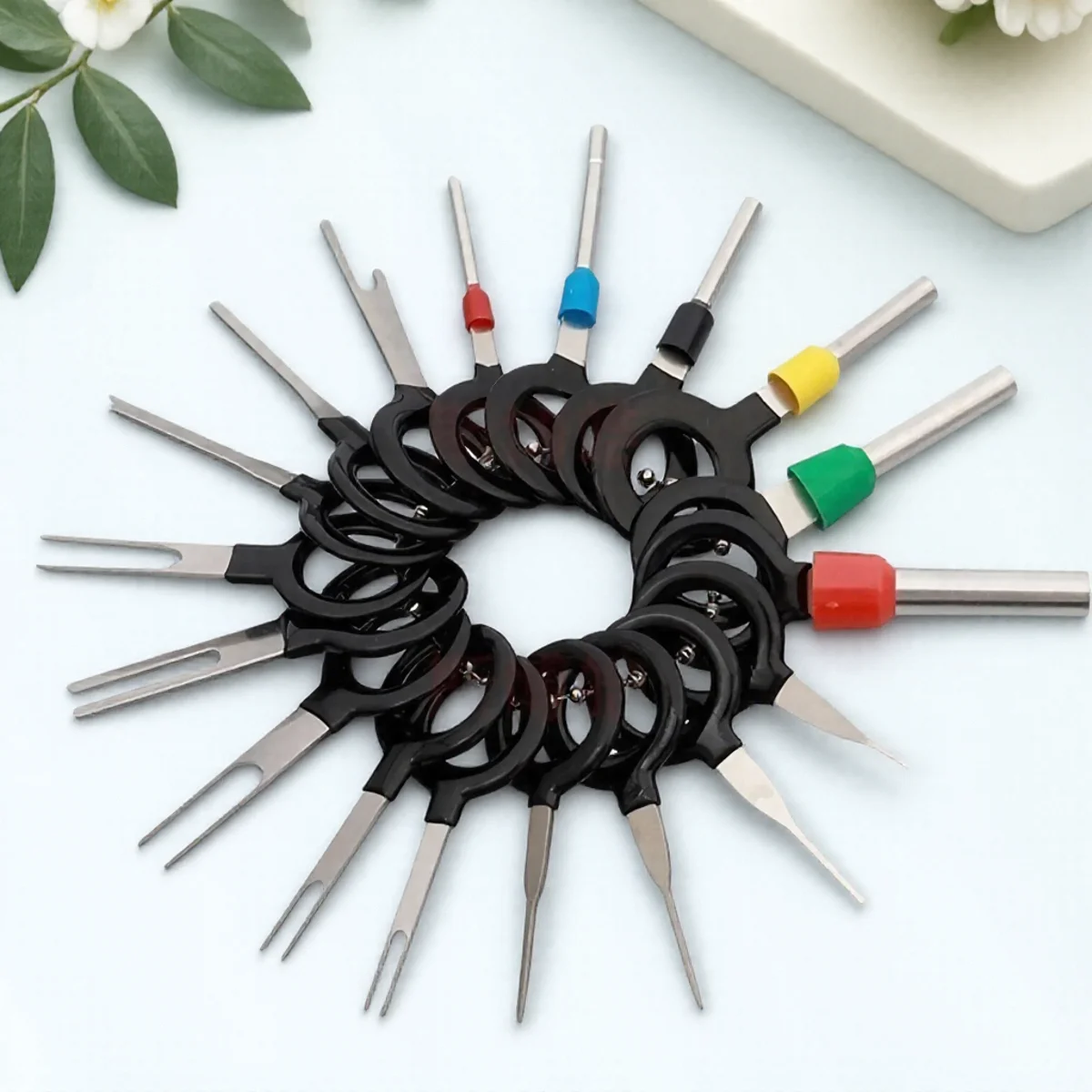 3/11/18 stücke Auto Elektrische Verdrahtung Terminal Entfernung Werkzeug Edelstahl Crimp Stecker Pin Extractor Picker Image