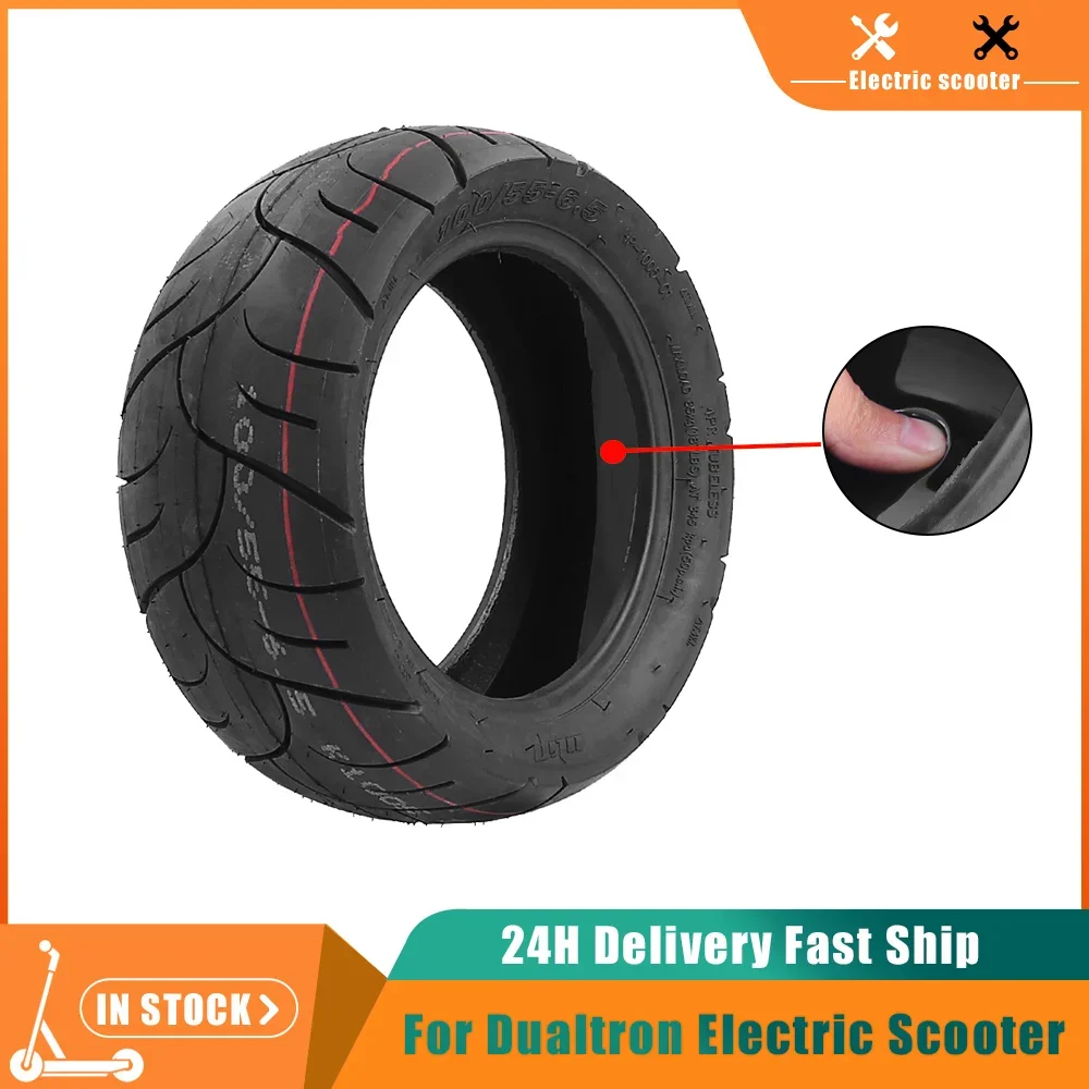 Selbstheilender schlauchloser Reifen 100/55-6,5, eingebauter selbstreparierender Kleber für Dualtron Ultra2 THUNDER II Kaabo Wolf Warrior Elektroroller Image