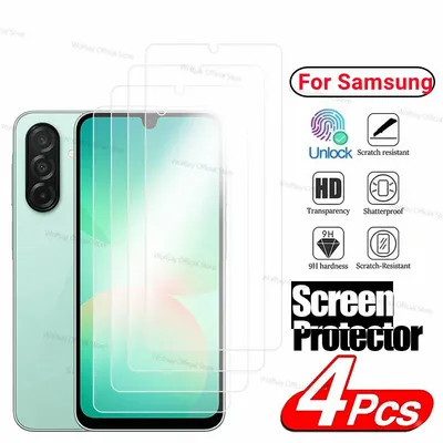4PCS Screen Protector For Samsung Galaxy A26 5G Tempered Glass Samsung Galaxy A26 5G Full Glue Phone Film For Samsung Galaxy A26