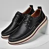 Golden Sapling Casual Business-Schuhe für Herren, flache Lederschuhe, Herren-Freizeit-Derby-Schuh,