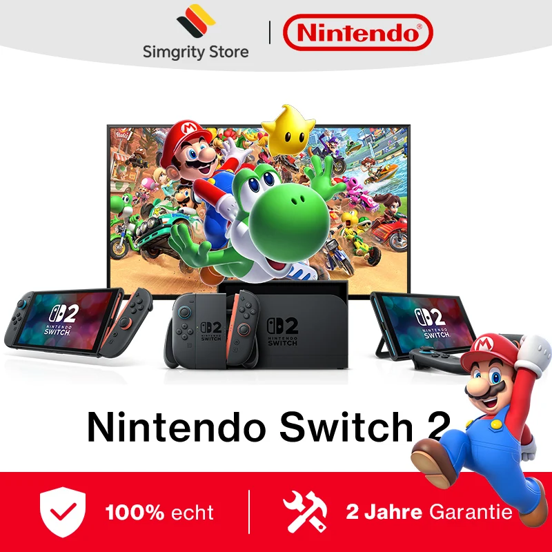 Nintendo Switch 2 7,9-Zoll-LCD-Display Joy-Con2 Griff Konsole Stabiler TV-Modus Videospiel DLSS HDR 120Hz