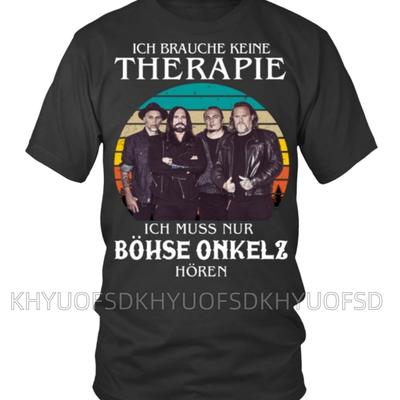 TEMU Onkelz Men's Round Neck Short Sleeve, Breathable Casual Cotton T-shirt Image