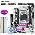 MACHINIST X99 K9 Scheda madre LGA 2011-3 Kit Xeon E5 Xeon 1660 V4 CPU con 2x16G = 32 GB DDR4 ECC Set
