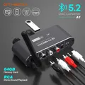 GTMEDIA A1 Ricevitore wireless Convertitore Bluetooth 5.2 Adattatore audio coassiale a R/L da 3,5 mm