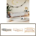 Vidaxl - Cadre de lit pour enfants 90x200 cm bois de pin massif - Lit Bébé - Lit Enfant - Meuble