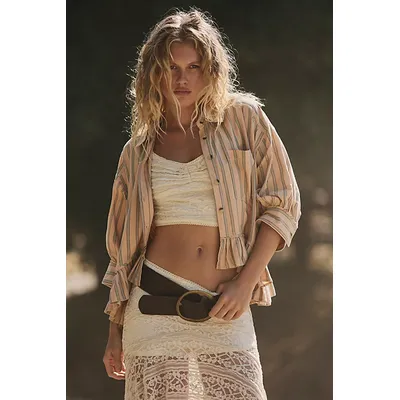 We The Free Bailey Stripe Shirt at Free People in Moxley Stripe, Size: Small