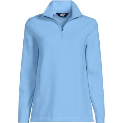 Anyweather™ Half Zip Fleece Top, Women, size: 24-26, plus, Blue, Polyester, by Lands' End