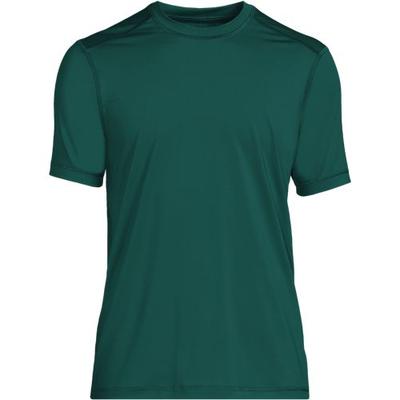 Short Sleeve Rash Vest, Men, size: 38-40, regular, Green, by Lands' End