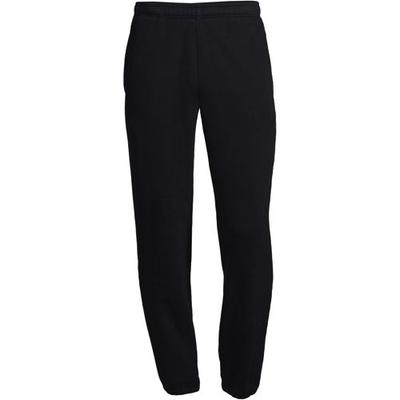 Serious Sweats Joggers, Men, size: 28-30, regular, Black, Cotton-blend, by Lands' End